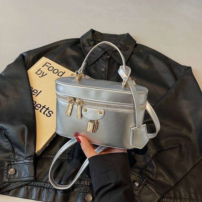 Fashionable Women's Messenger Bag Leather Crossbody Shoulder Handbag Designer Elegant Tote Purse