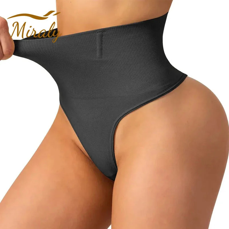 Seamless Thong Shapewear for Women Tummy Control Body Shaper Panties Girdle High Waist Shaping Slimming Underwear Brief 250712