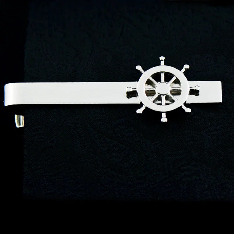 EASYH High Quality Laser Engraving Tie Clip Black Mens Business Pin Free Delivery Rudder Feathers 250715