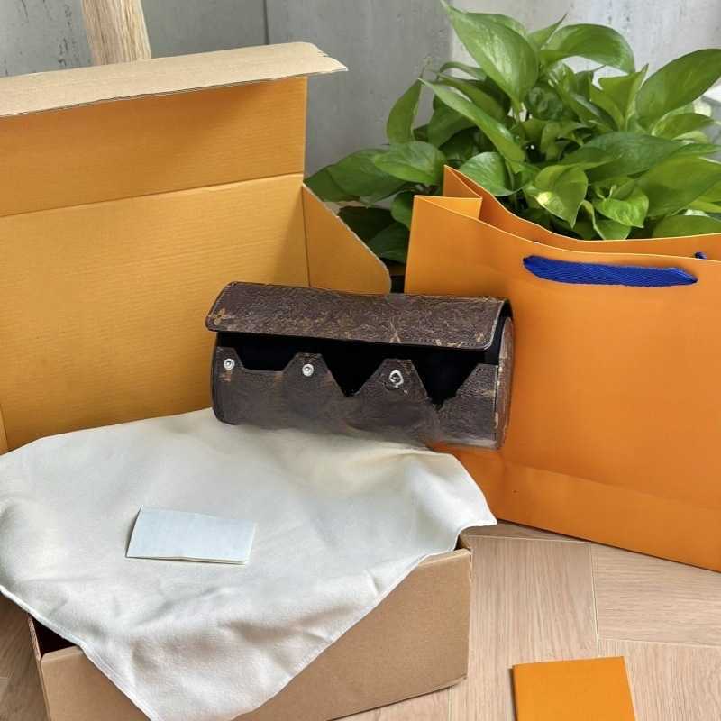 Three-slot Watch Storage Box Portable Travel Watch Case Home Watch Collection Gift for Self-use
