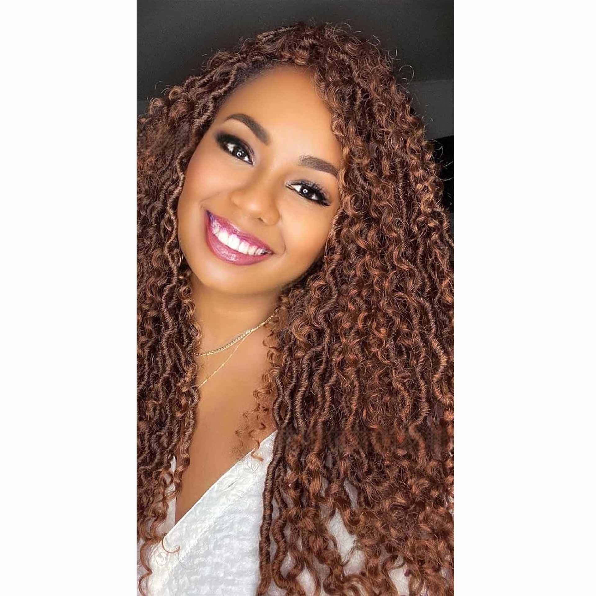 Natural Black Box Braided Wigs Simulation Human Hair Lace Front Wig For Women Black Braid Wigs Long Wig Curly Triangle Knotless Braided Hair Full Lace