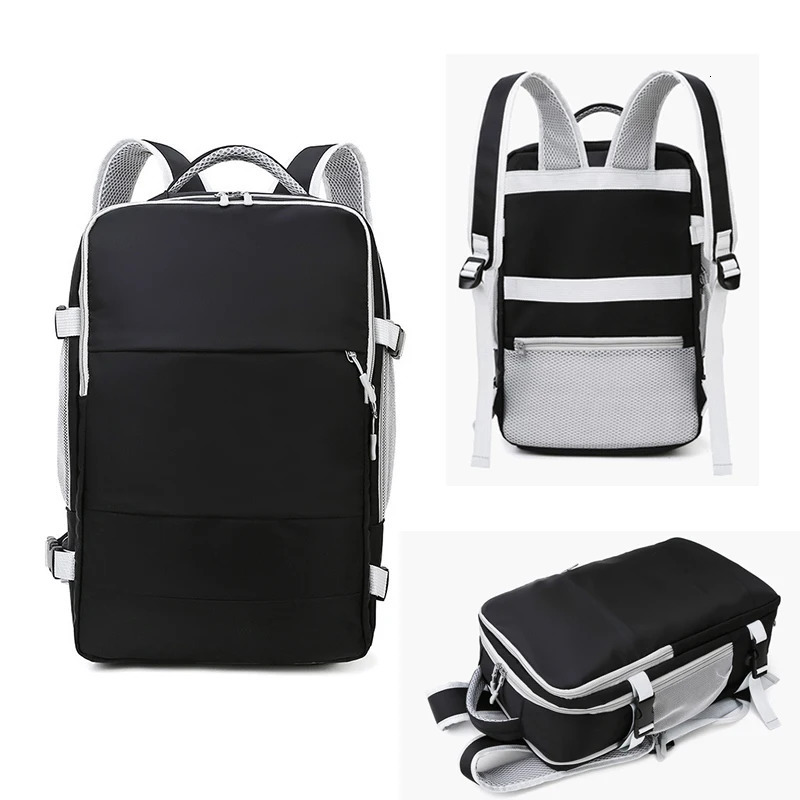 Large Capacity Backpack Waterproof Travel Bag Multi-functional USB Luggage Bag Unisex Fashion Laptop Backpack 250717