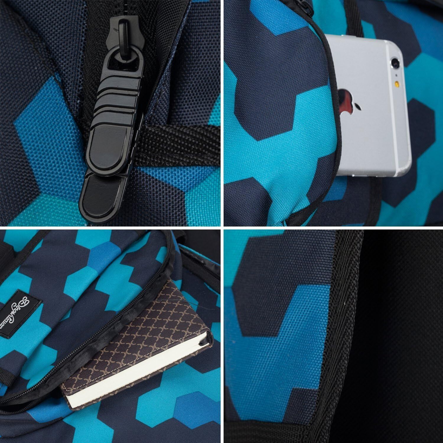 DHYMX rickyh style School Backpack Travel Bag for Men & Women Lightweight College Back Pack designer bag with Laptop Compartmen