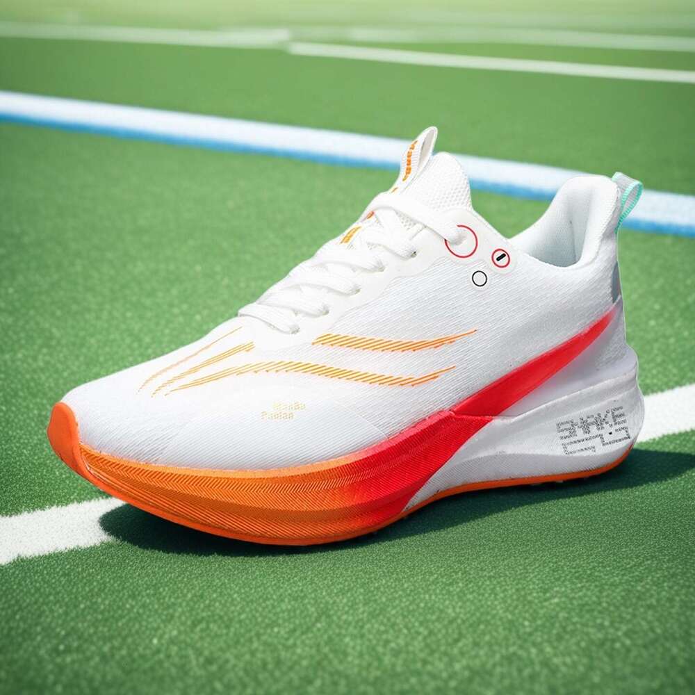 Forefoot Carbon Plate Breathable Exam Speed Sports Unisex Students Shock Absorption Rebound Running Men's Shoes