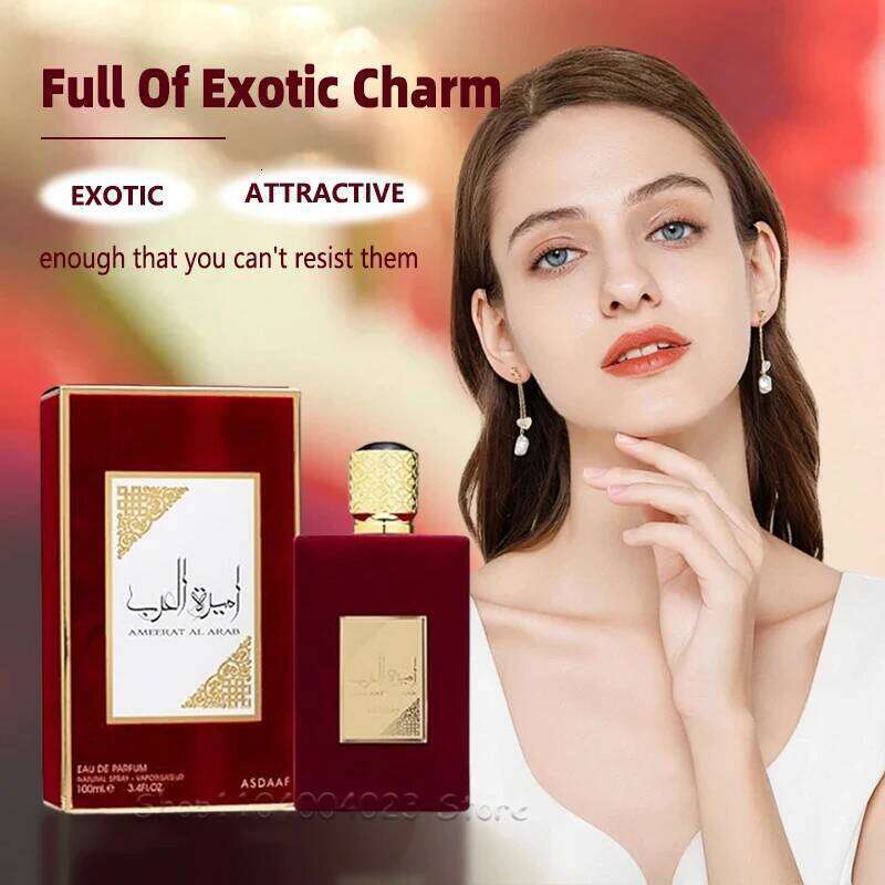 Asdaaf Ameerat Al Arab Eau de Parfum Spray For Original High Quality Arabian Perfume Longlasting Attract Women Men X250720