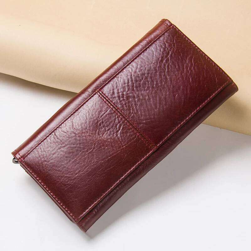 Coin Purse Long Wallet Female Famous Brand Card Holders Cellphone Pocket Genuine leather Women's Wallets High Quality