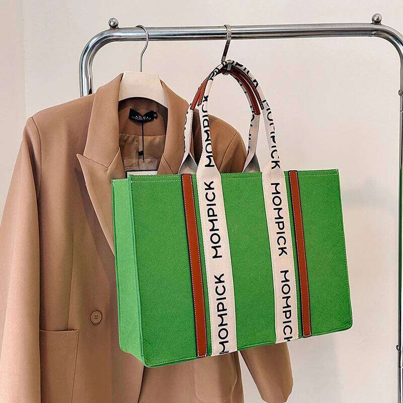 Women's Bags Designer Felt Shoulder For Women Fashion Leather Composite Women's Bags Trend Ladies Handbags Large Capacity Female Shopper Tot