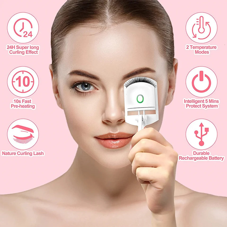 Generation ABS Rechargeable Electric Eyelash Curler Long-lasting Curling Electric Eyelash Curler Eyelash Portable Curler 250716