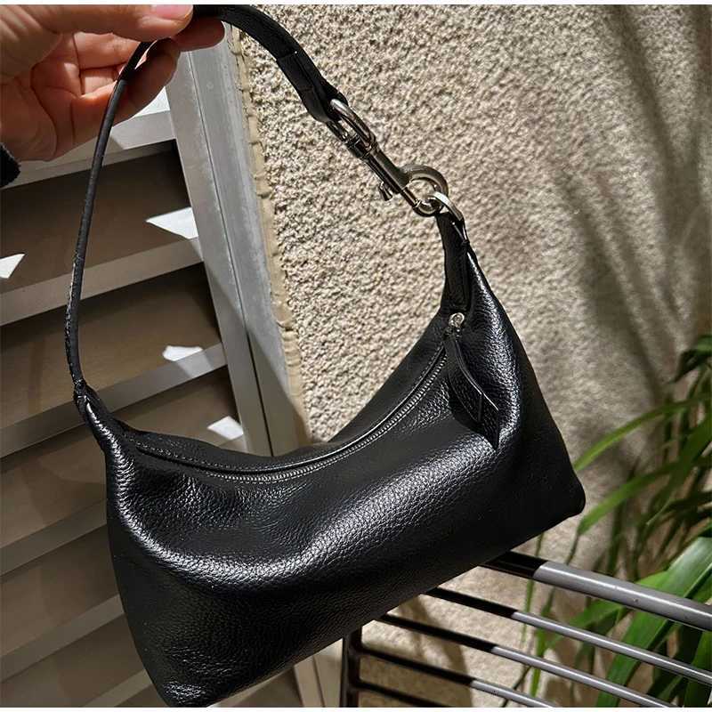 Korean Elegant Ladies Handbags High Quality Pu Soft Leather Underarm Bag Commuting Shoulder Bag Mini Bag Crossbody Womens Bag Y250719