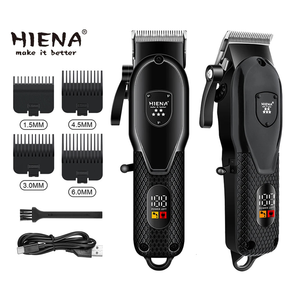 HIENA hair clipper Shaver Professional electric scissors push Barber shop trimmers Hair cutting machine trimmer for men 250716