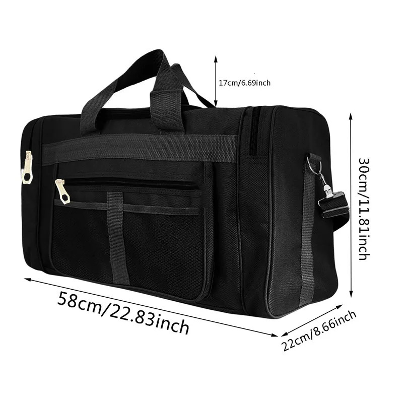 Women Men Nylon Travel Duffel Bag Carry On Luggage Bag Men Tote Large Capacity Weekender Gym Sport Holdall Overnight Bag Pouches 250717