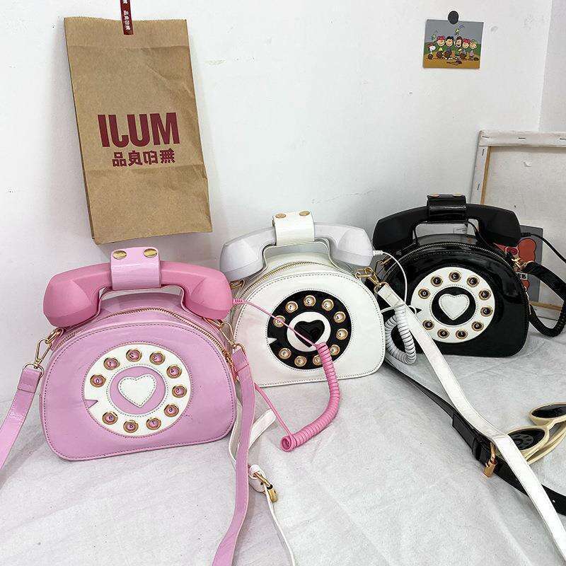 New Single Shoulder Crossbody for Women Creative Sweet Girly Quirky Personality Fashion Cute Phone Bag