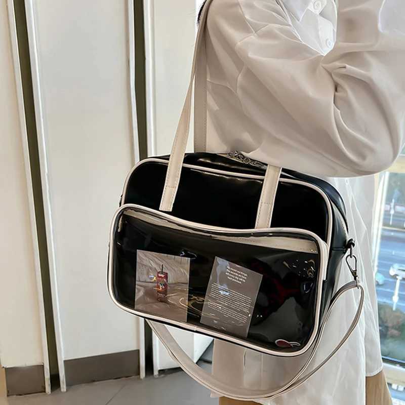1pcs Womens shoulder bag Handbag for women CuteTransparent Pocket Style Shoulder Purse Womens shoulder bag Y250719