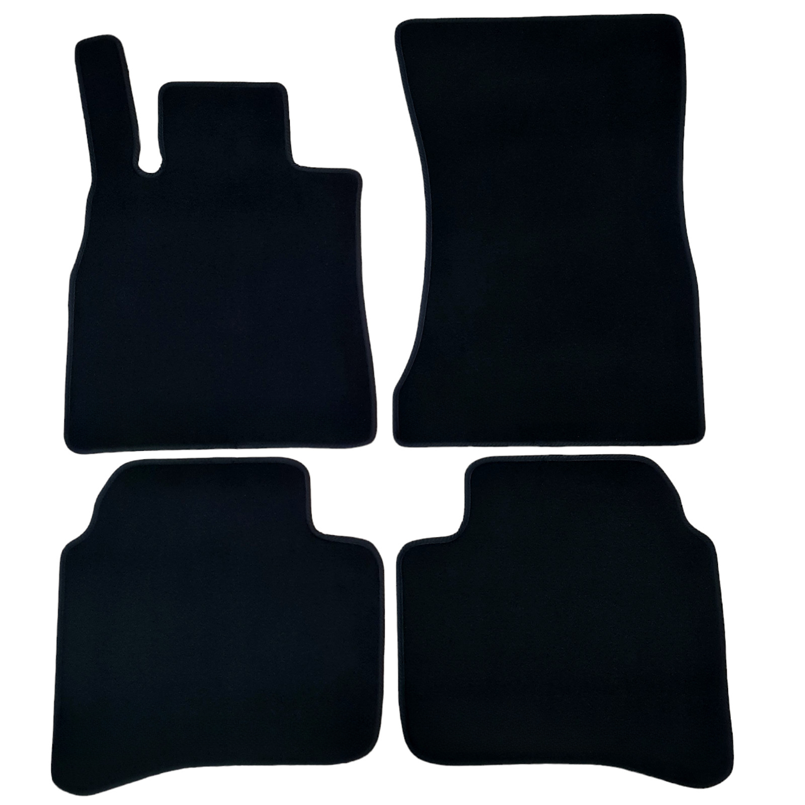 Velour Car Floor Mats For Mercedes S Class W222 Auto Liners Waterproof Black New