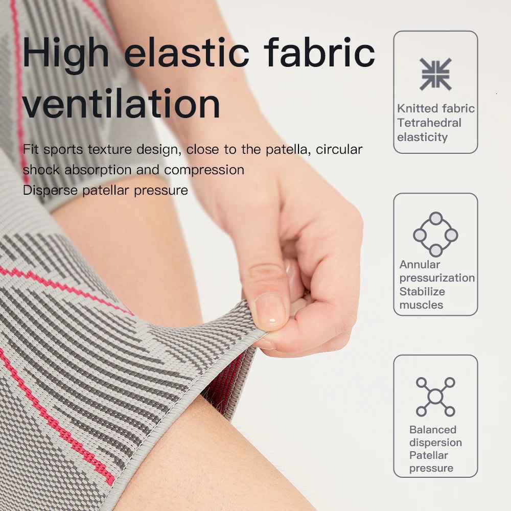 Vilico 1PCS Knee Support Nylon Sports Fitness Compression Sleeves Kneepads for Arthritis Joint Cycling Running 250708