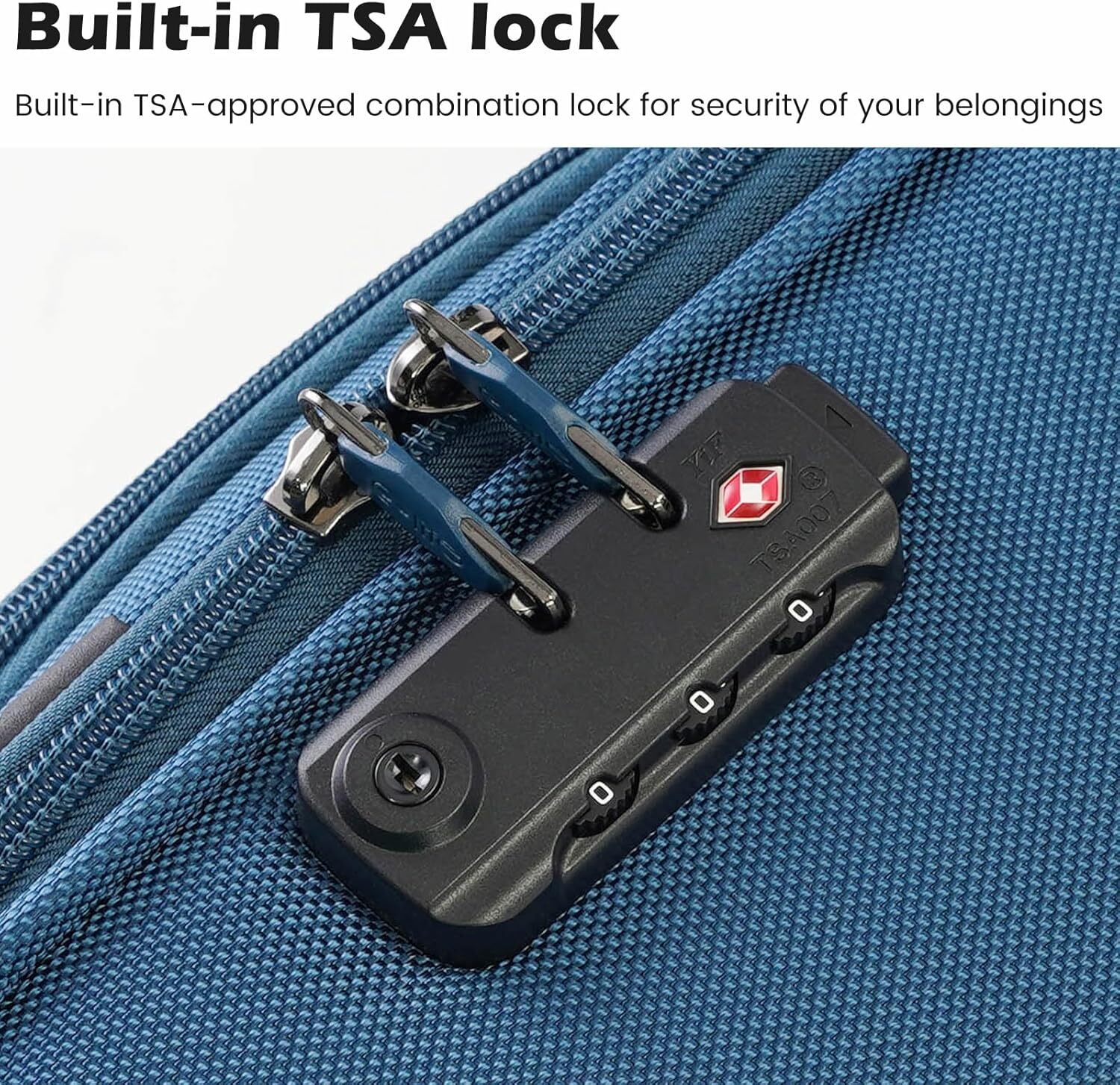 DHYMX Coolife Lage 4 Piece Set Suitcase Spinner TSA designer bag Lock Softshell lightweight (gray)