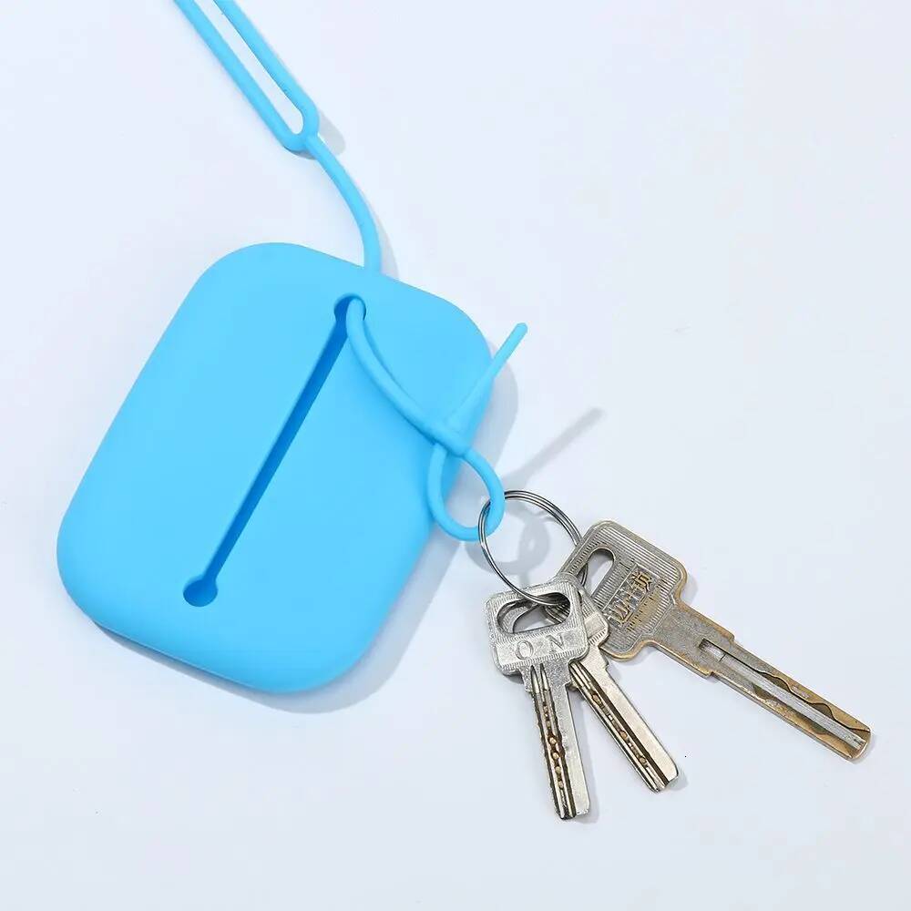 Hot New Creative gift case, multi-function drawstring keychain, environmentally friendly silicone key case