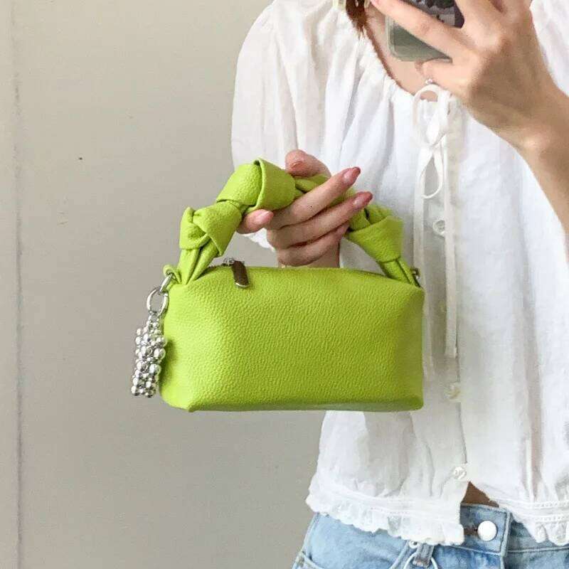 NEW Summer Soft Leather Pillow Women's Crossbody Bag Versatile Light Weight Casual Pure Color Handbag