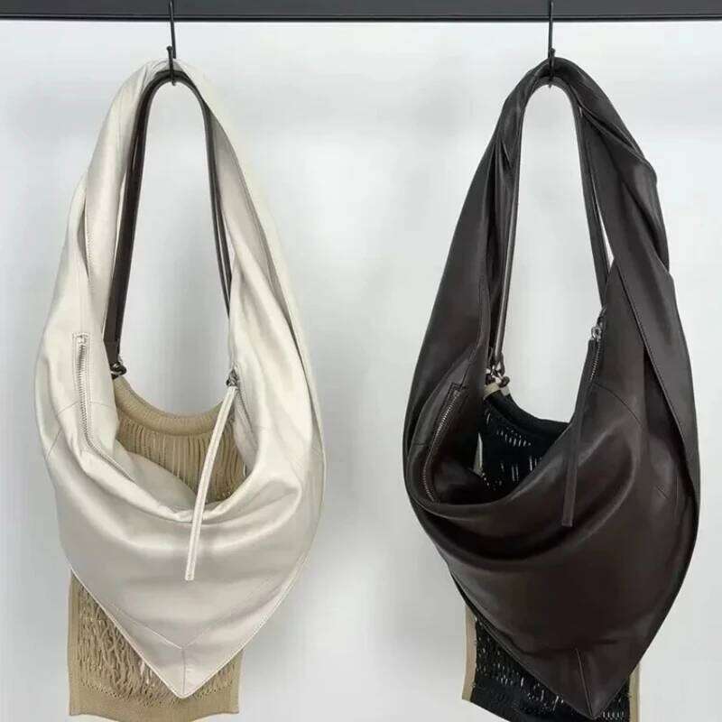 Designer Bag LEM Sheepskin Square Women Crossbody Shoulder Messenger Bag Retro Stylish Croissant Lazy Style Brand Handbags