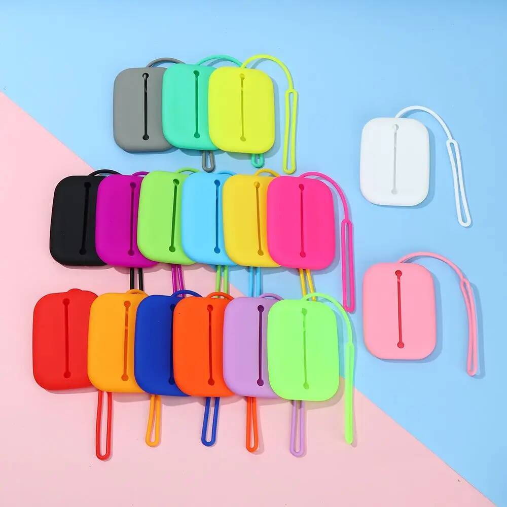 Hot New Creative gift case, multi-function drawstring keychain, environmentally friendly silicone key case