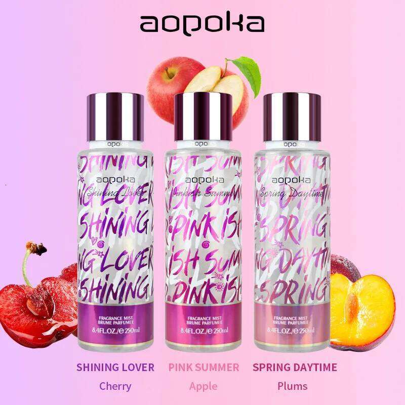 250ml Victoria FlowerSeason Fruit Tune Body Spray Ladies Lady Fragrance Long Lasting Perfume Men X250720