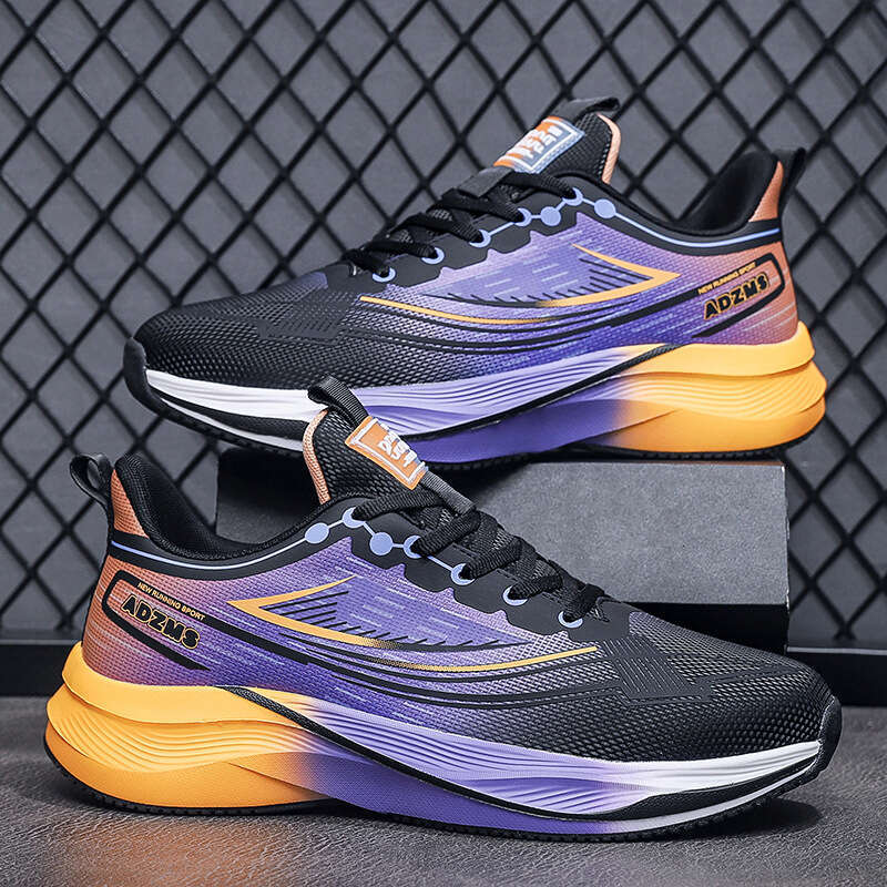 Summer Mesh Sports Men 2025 New Soft Sole Breathable Running Wear-resistant Lightweight Walking Shoes for Students