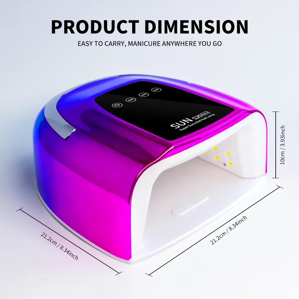 48LEDS Rechargeable UV LED Nail Lamp Professional Cordless Dryer Machine for Nails Gel Polish Drying Lamp Manicure UV Light Tool 250716