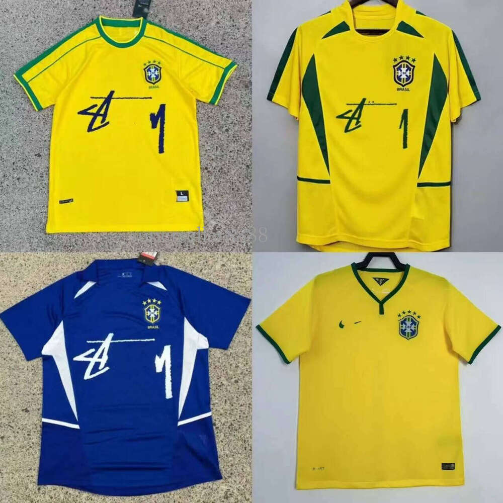 Maglia Brazil Jersey Designer Embroidered Luxury Jersey Designer T-Shirt Customized Football Shirt for Men Youth Women Athletic Shirts Camiseta Brasil