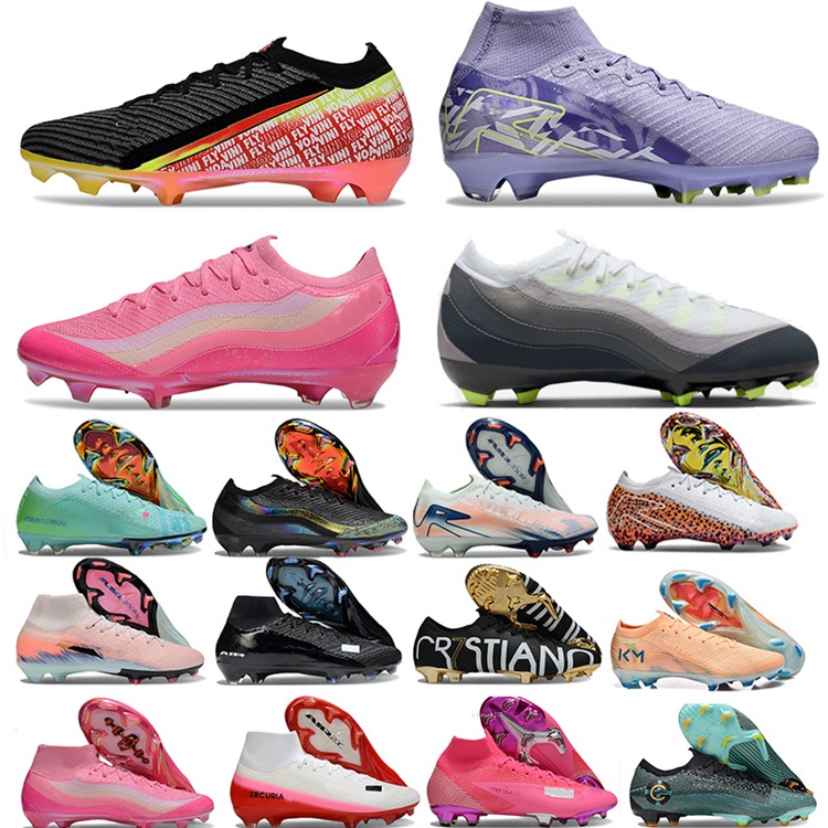 Mbappes95 Mens Kids Shoes Cosmic Mercuri VAP0R 16 SuperfIy 10 X Elite United Soccer Cleats Dream Speed Grand Purple Football Boots