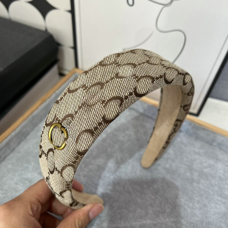Vintage Printed Fabric Headband Designer Jewelry Women Letter HairBands HeadWrap Hair Hoop Hair Accessories