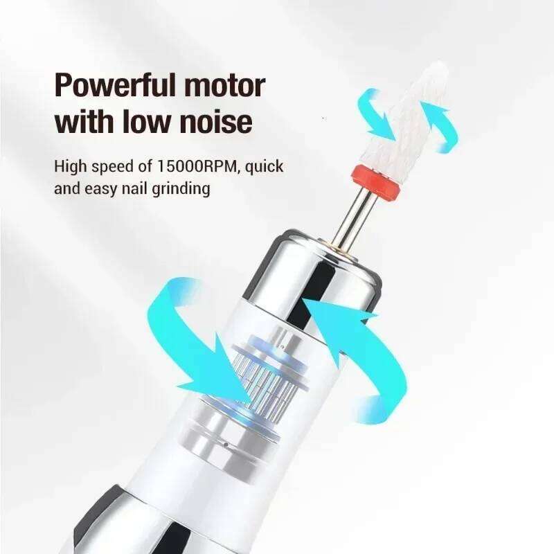 Electric Drill hine Set Pedicure Grinding Equipment Mill For Gel Polish Manicure Professional Nail Polishing Tool