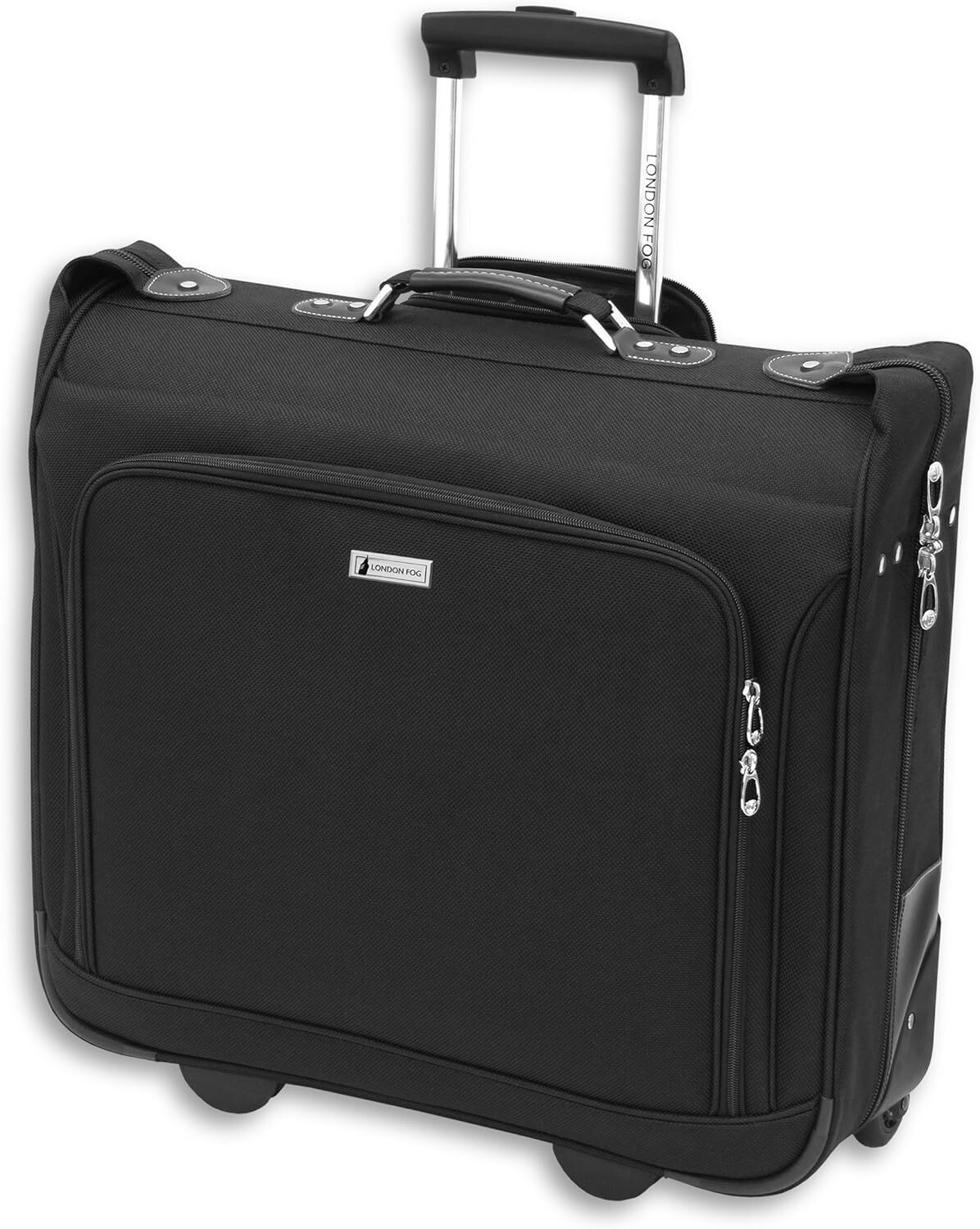 DHYMX designer bag LONDON FOG Buckingham 44-Inch Wheeled Garment Bag, Black