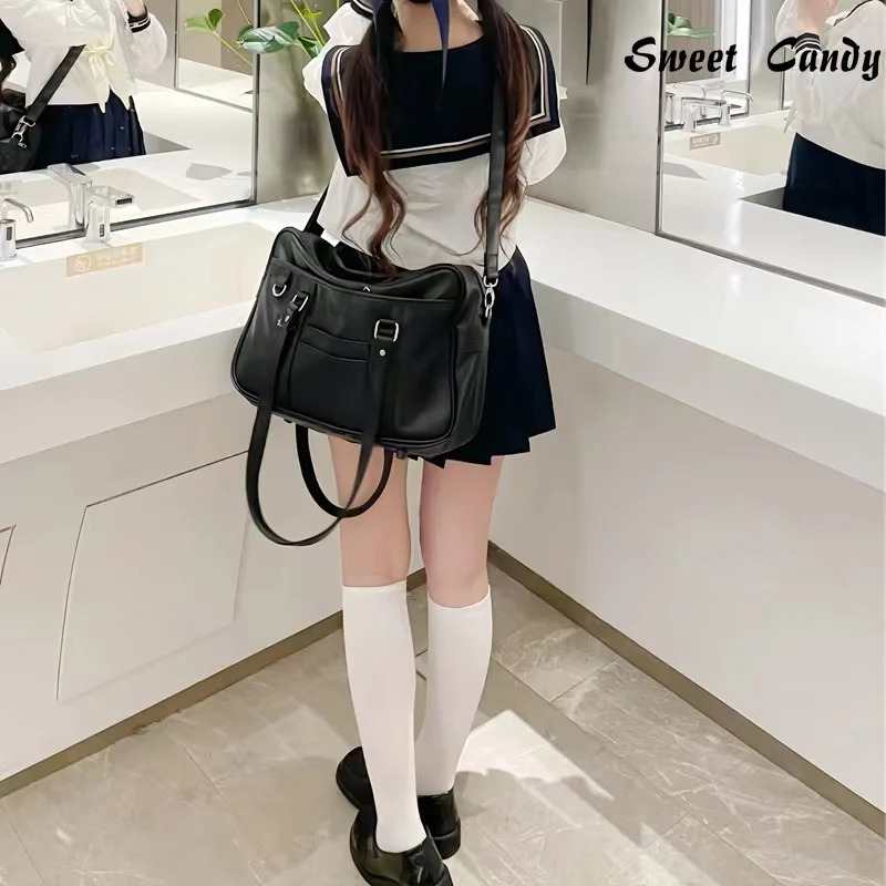 Briefcase Students Bags Students Schoolbags Shoulder Bags14-inch Laptop Bags Messenger Bags Office HandbagPU Leather For Women 250715