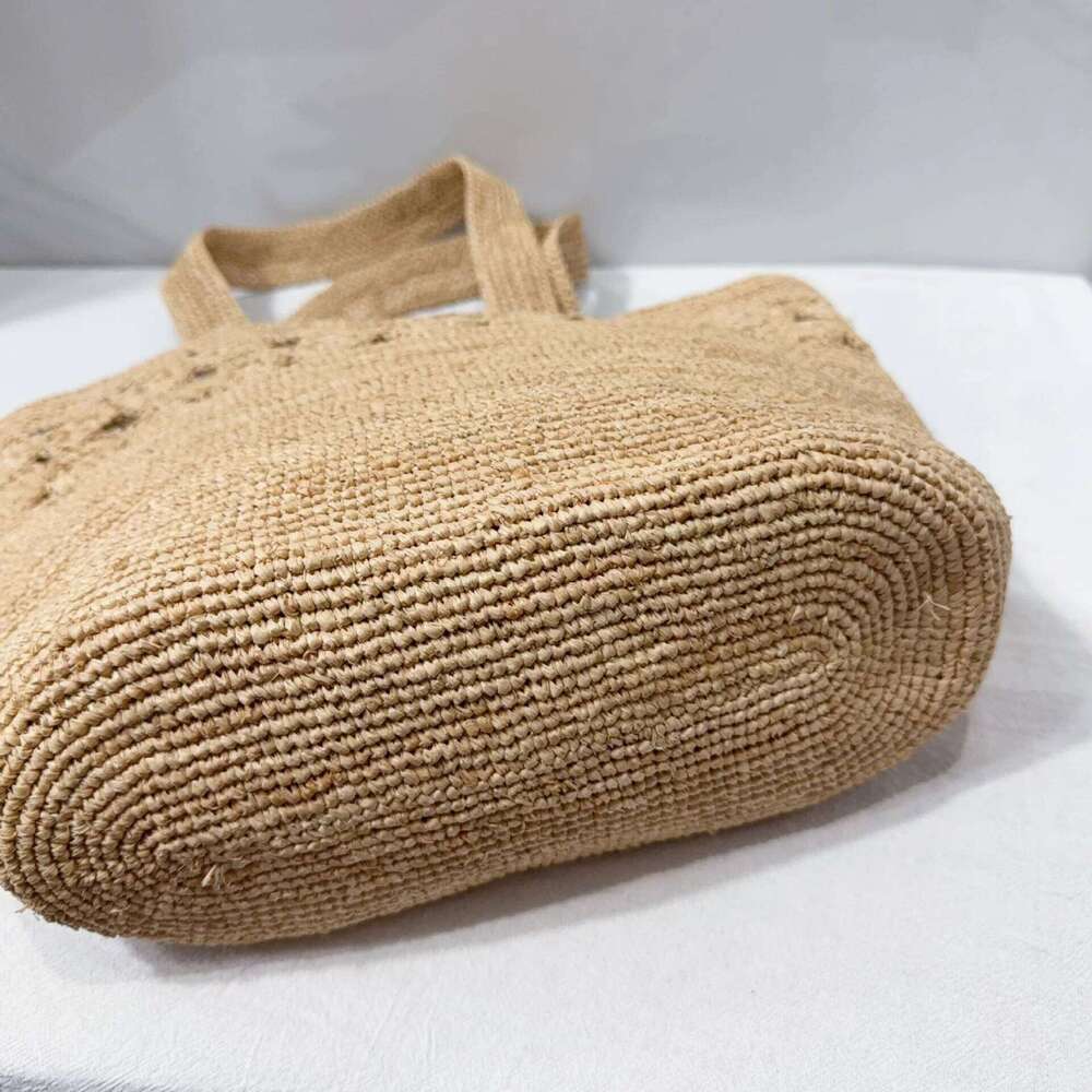 2025 Straw Woven Bags For Women Shoulder Raffia Rattan Large Shopping Basket Beach Crochet Handbag Tote Bag