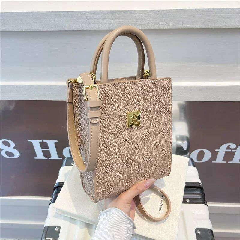 Women's Bags Designer Classic Minimalist Crossbody Bag Women High-End Leather Tote Vintage Design Solid Color Fashionable Commuter Shoulder Purse