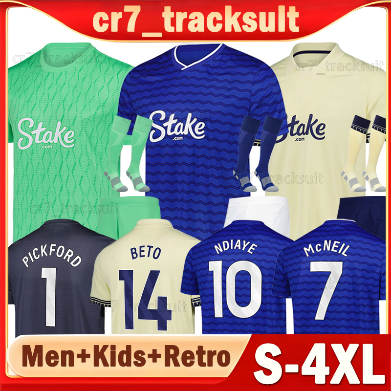 XXXL 4XL 2025 2026 EVer Tons The Toffees Soccer Jerseys NDIAYE BETO McNEIL KEANE 25 26 ALCARAZ Y. CHERMITI DOUCOURE Football Shirts Goalkeeper Men Uniforms kids kits