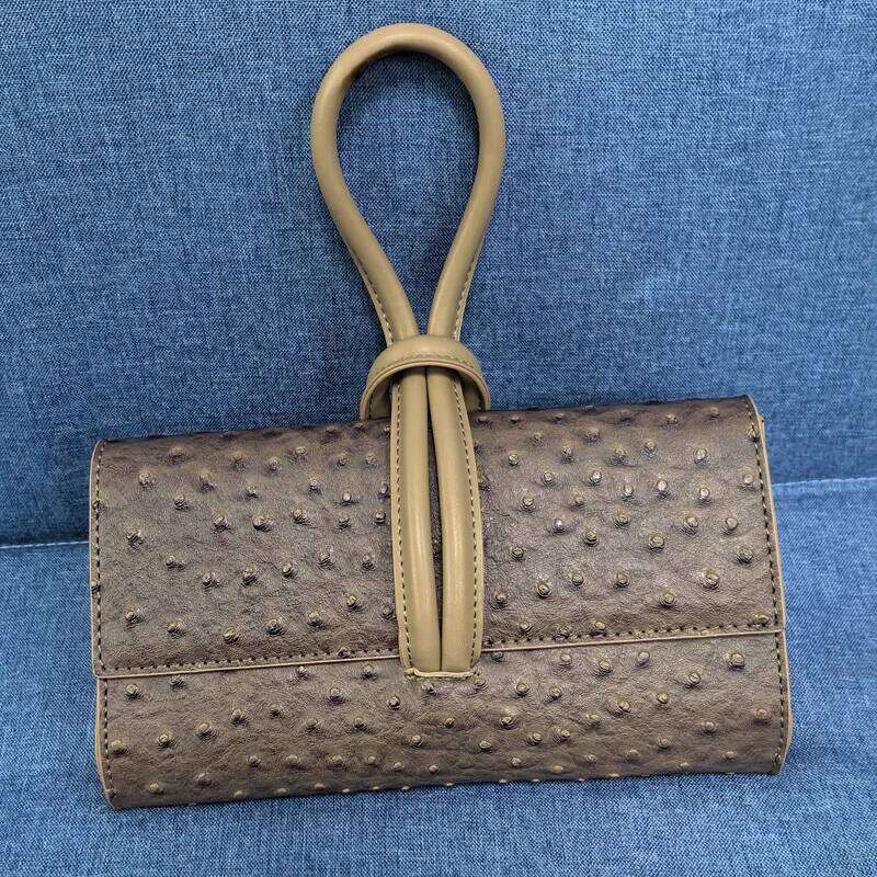 2024 New Hot Sales Handbag Women PU Pattern Brand Designer Ostrich Tote Shoulder Bag