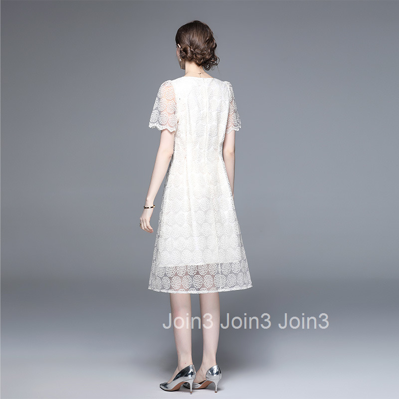 5572 French Tea Break Dress V-neck Puff Sleeve Heavy Beading Camellia Embroidery Long Elegant Dress