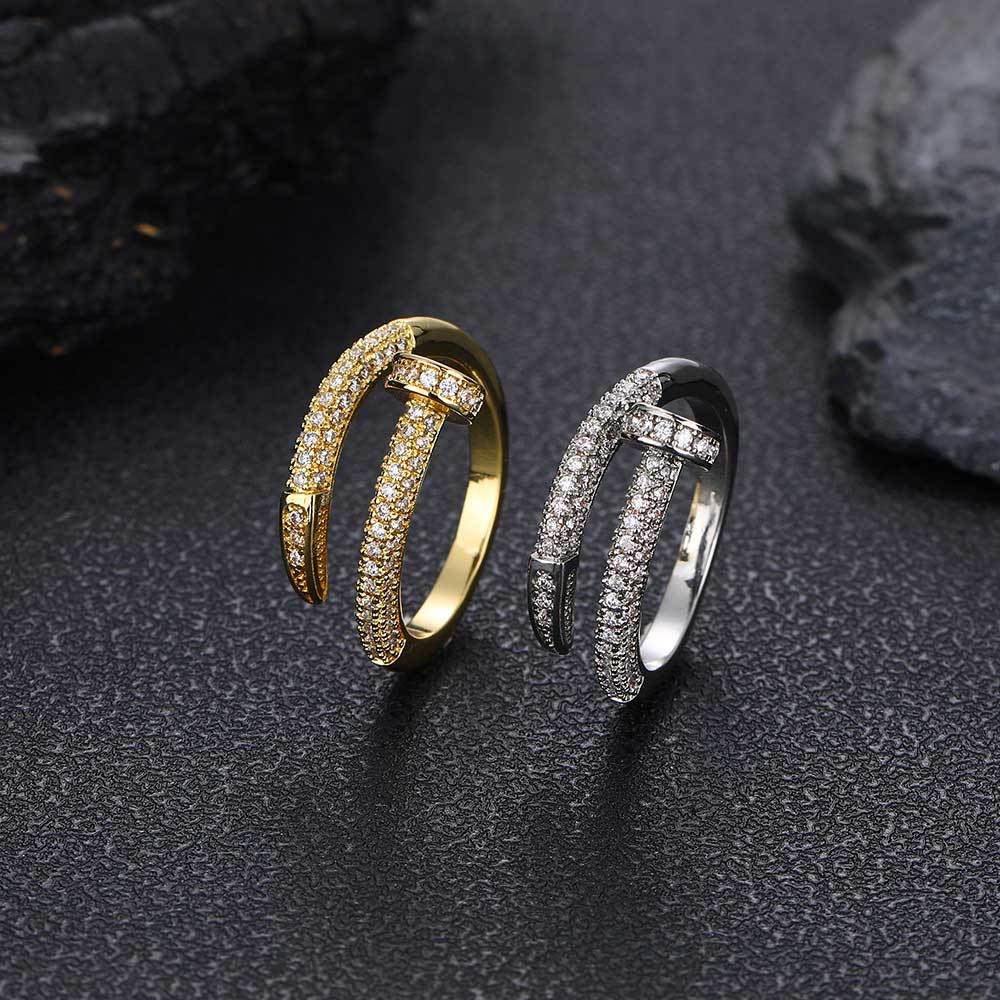 Designer Ring Hip-Hop Rings Mixed With Full Diamond Rings For Men and Women