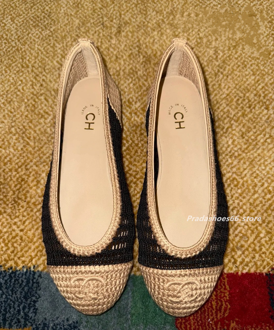 25s Luxury designer Women Ballet Flats Shoes cha Female Weave Slip-On Shoes Woman Shallow Mouth Buckle Round Toe Sandals Elegant Hollow Mary Jane Shoes torys ch