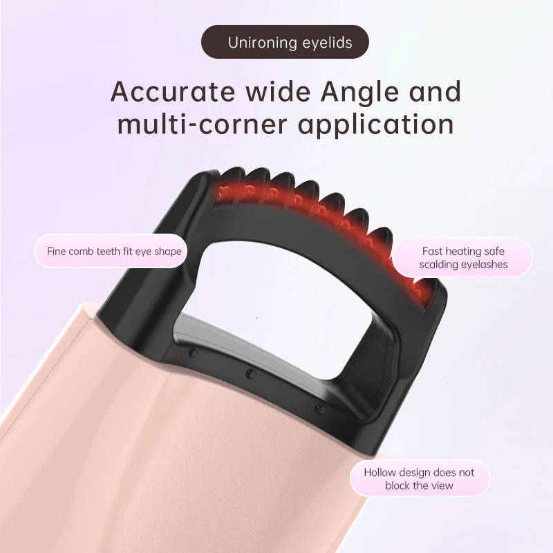 Electric Eyelash Curler 24H Long Lasting USB Charging Beauty Make-Up Tool Mini Heated Eye Lash Curlers with Safe Anti-Burn 250716