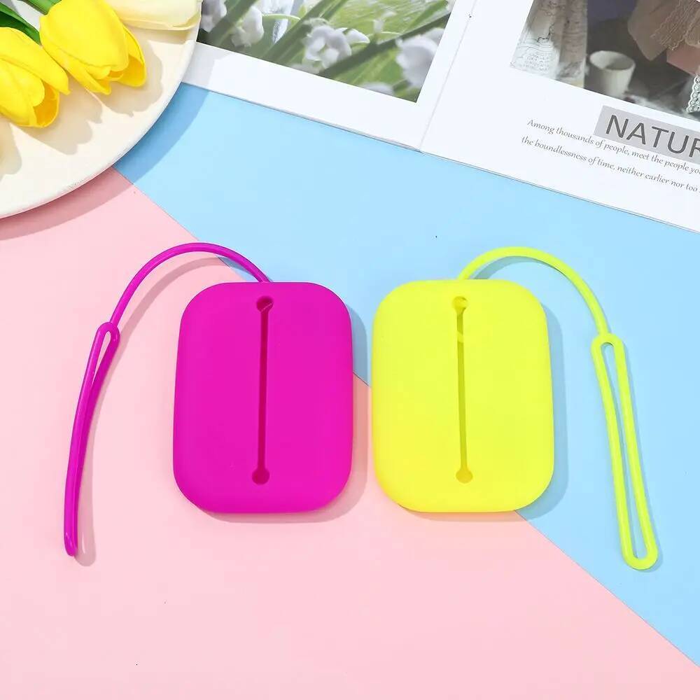 Hot New Creative gift case, multi-function drawstring keychain, environmentally friendly silicone key case
