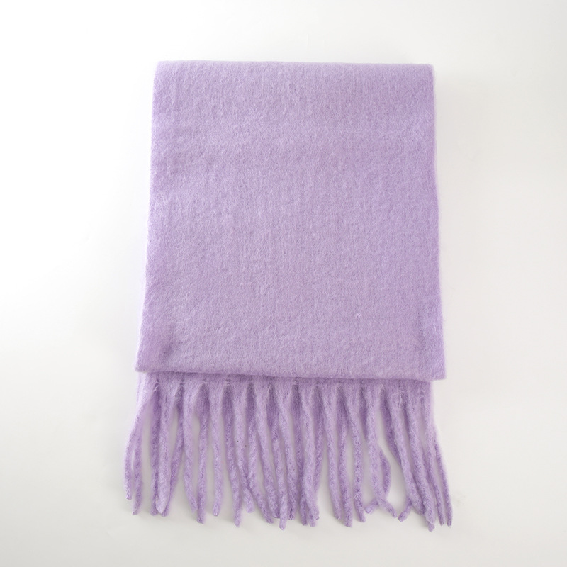 K1413 Manufacturer's homemade wool scarf for women winter warm imitation cashmere neck shawl