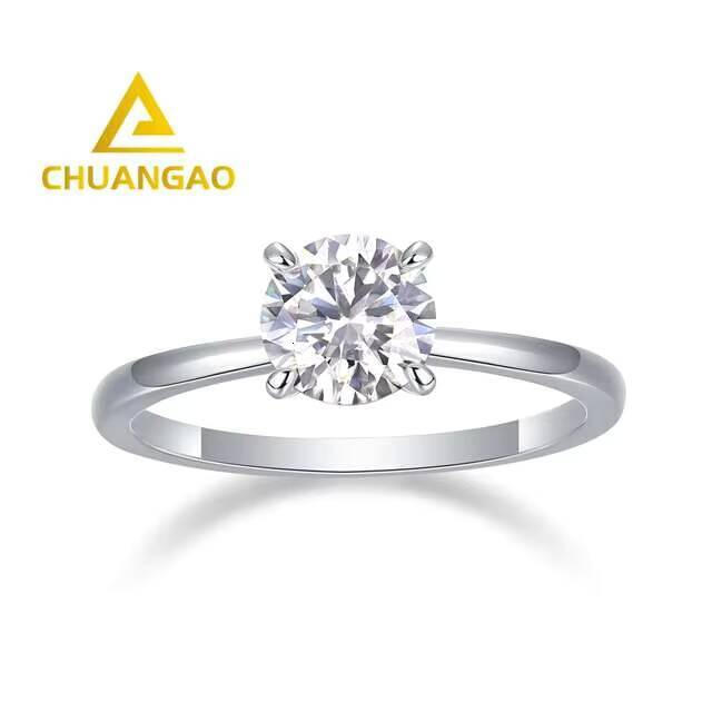 925 Silver Ring Moissanite Ring Moissanite Engagement Ring for Women