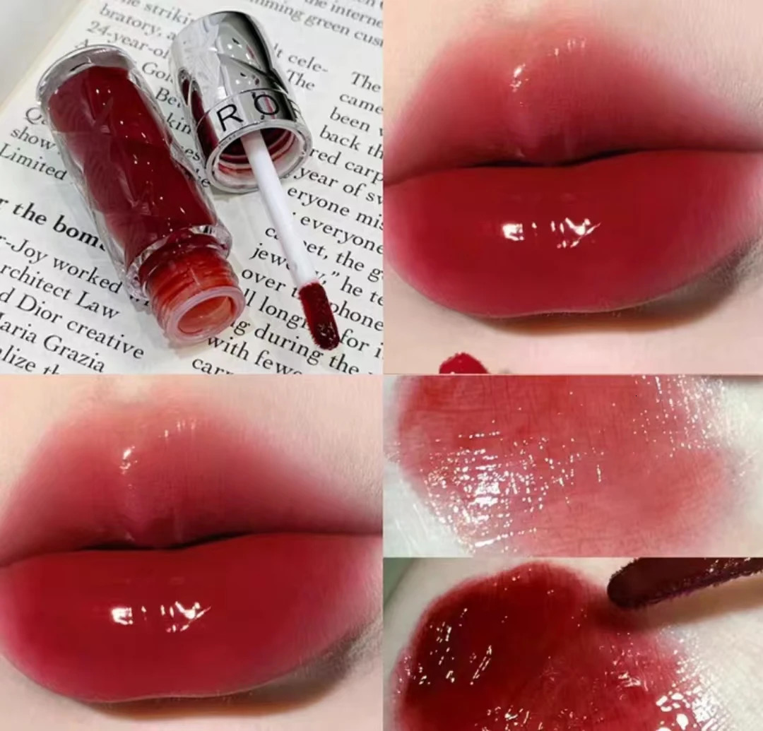 HERORANGE Nude Mirror Lip Gloss Clear Moisturizing Hydrating Water Light Glass Jelly Plump Lip Glaze Oil Lipstick Tint Makeup 250717