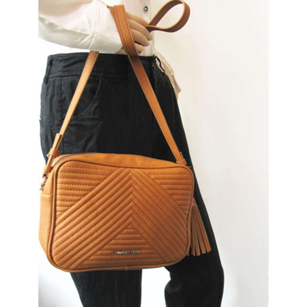 Women S Fashion Zipper Camera Shoulder Crossbody Stitched Quilted Phone Bag