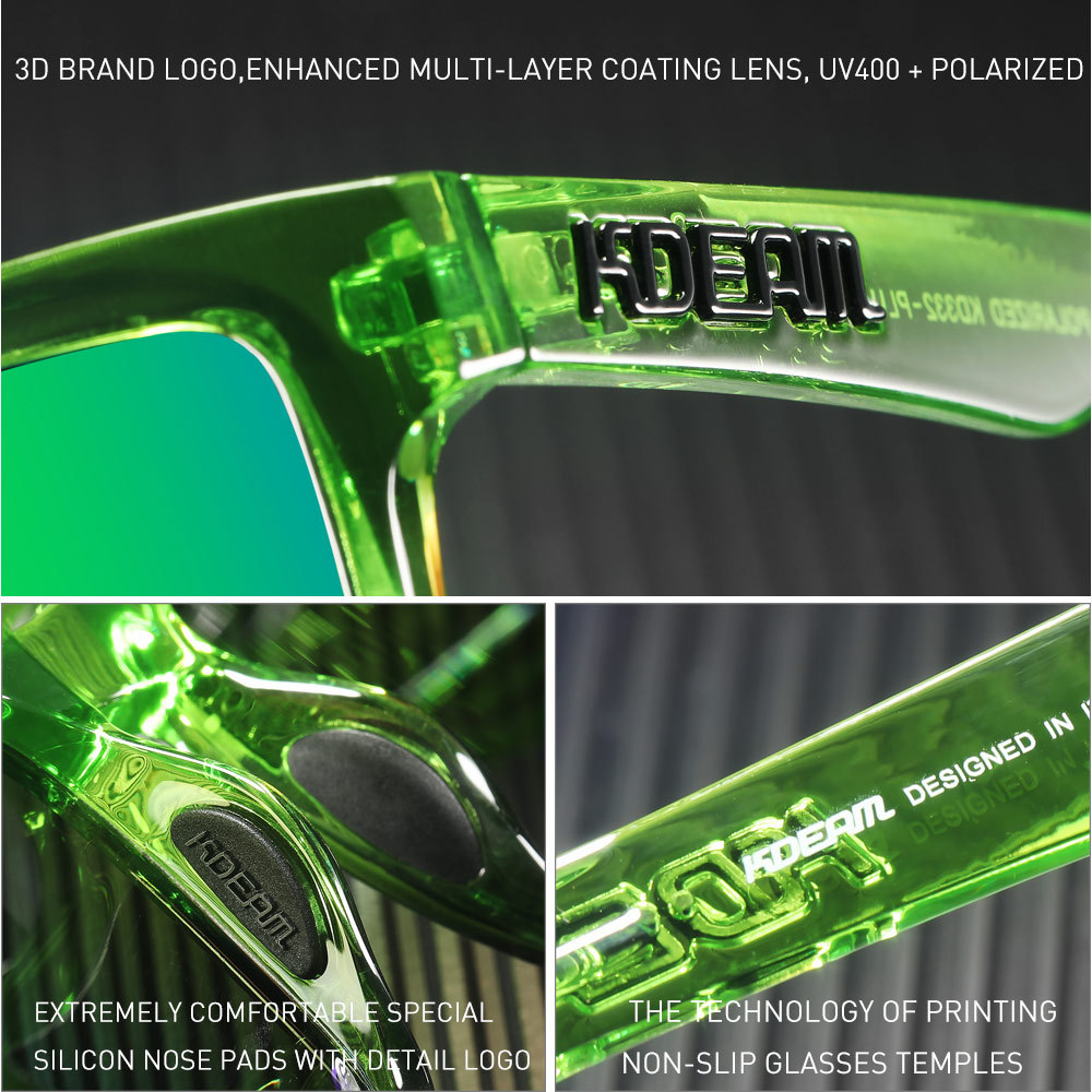Designer Sunglasses For Women Men KD332 Plus Size Polarized Square Frame Sunglasses High-end Outdoor Sunglasses 332PLUS