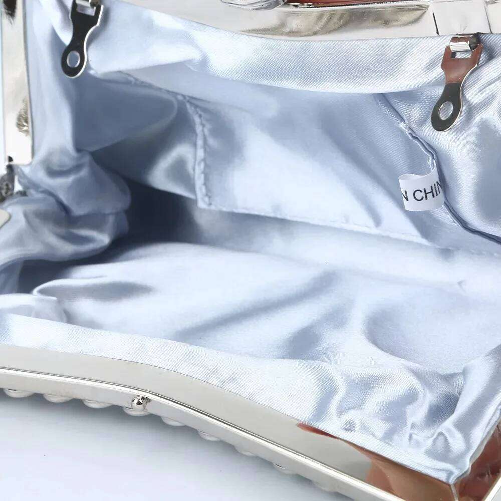 Designer Bag Evening Gold Clutch Glitter Bead DESIGN Elegant Woman Party Bags Vintage Fashion Bridal Purse Sier Handbags Night Bag