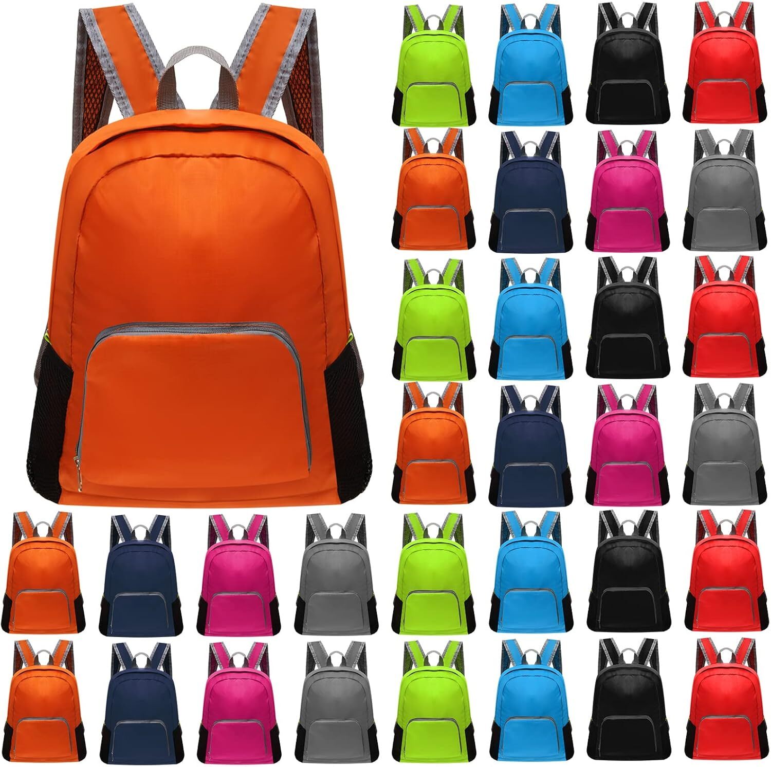 DHYMX Patelai 48 Pcs 17" Backpacks Bulk Kids Colorful Bookbags for Elementary Middle High School Boys designer bag Girls Charity Donate(Stylish C
