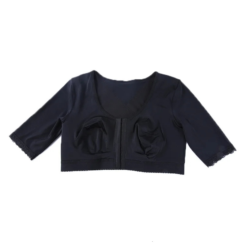 Upper Arm Shapers Compression Half Sleeve Women Arm Shapewear Humpback Posture Corrector Shoulder Breast Support Push Up Tops 250716